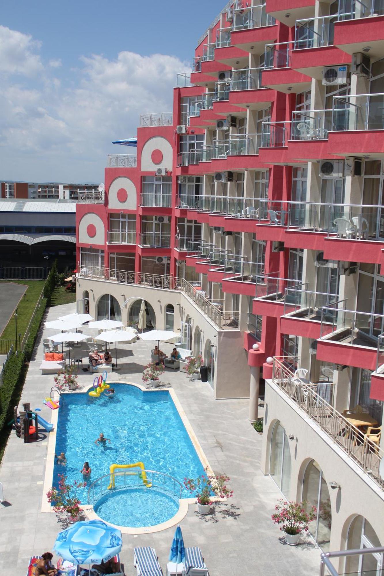 Rose Garden Omax Apartments Sunny Beach Buitenkant foto