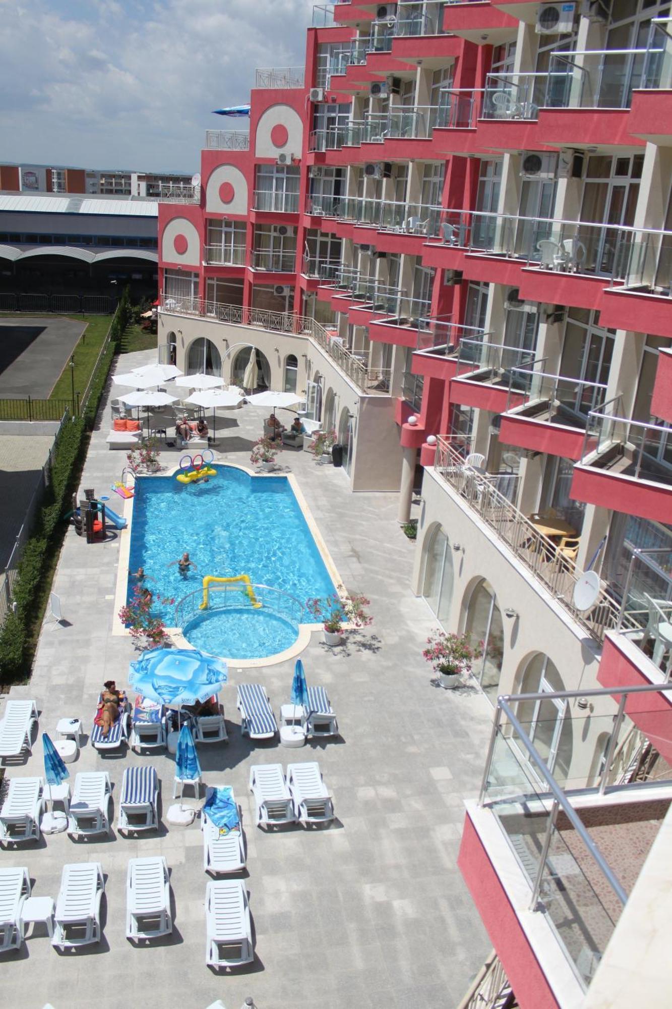 Rose Garden Omax Apartments Sunny Beach Buitenkant foto